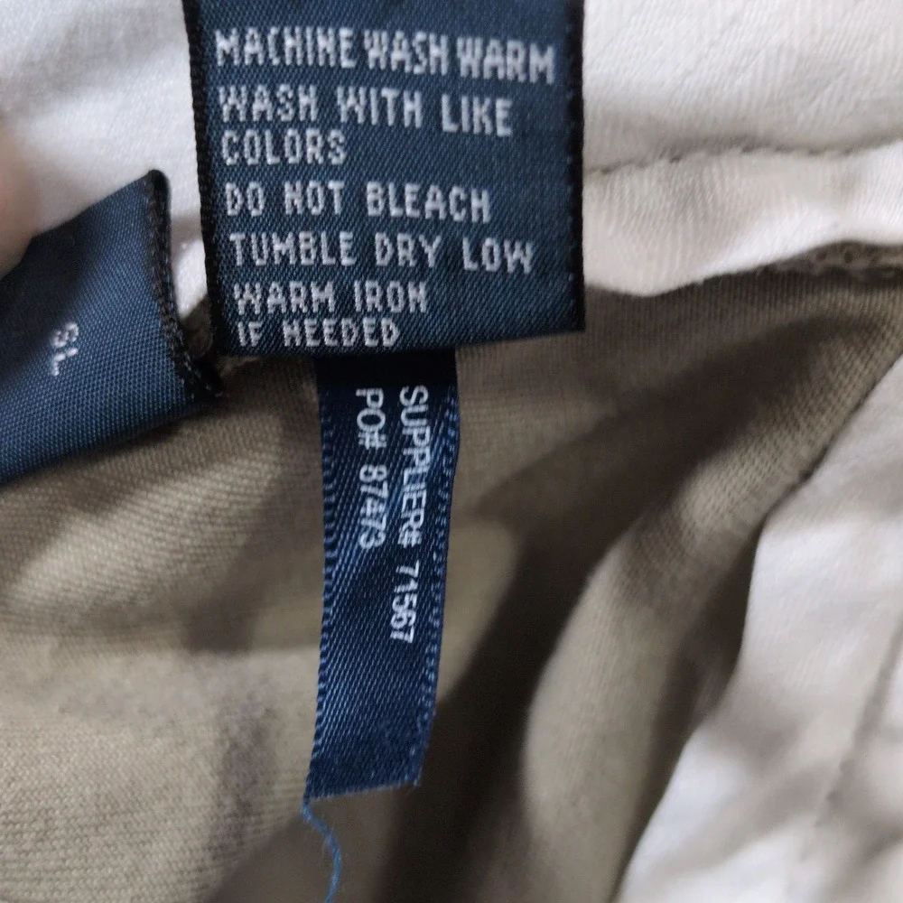 Polo Ralph Lauren Ethan Pant Men 34x34 Khaki Pleated Cotton Chino Vintage Y2k 90